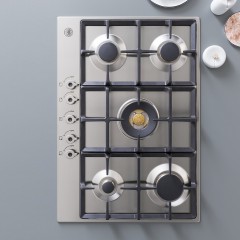 Bertazzoni P75 5C PRO X Εστία Αερίου Αυτόνομη 75.2x52.2cm Inox Bertazzoni P75 5C PRO X Εστία Αερίου Αυτόνομη 75.2x52.2cm Inox